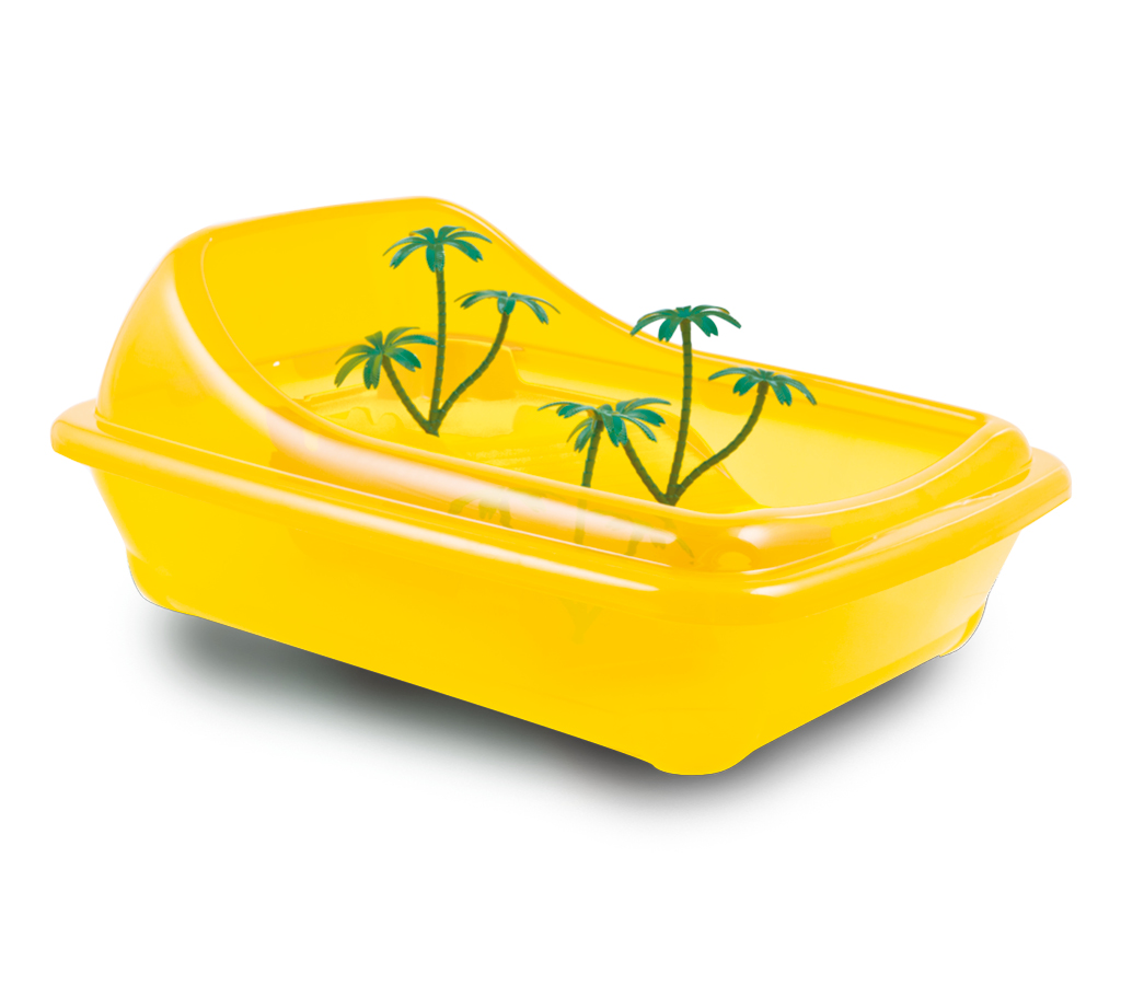 ΧΕΛΩΝΙΕΡΑ ISCHIA MEDIUM 46X35X20cm ΚΙΤΡΙΝΟ - 