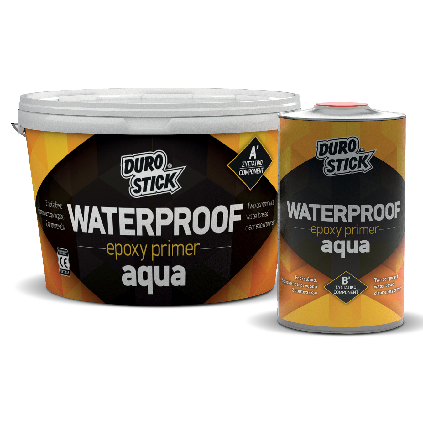 DUROSTICK WATERPROOF EPOXY PRIMER AQUA 4kg Εποξειδικό, διάφανο αστάρι νερού 2 συστατικών - 