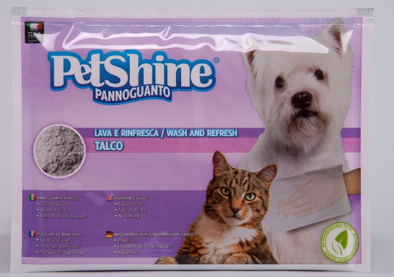 PET CAMELOT PETSHINE ΓΑΝΤΙ ΚΑΘΑΡΙΣΜΟΥ ΓΙΑ ΣΚΥΛΟΥΣ-ΓΑΤΕΣ ΠΟΥΔΡΑ 1TM - 