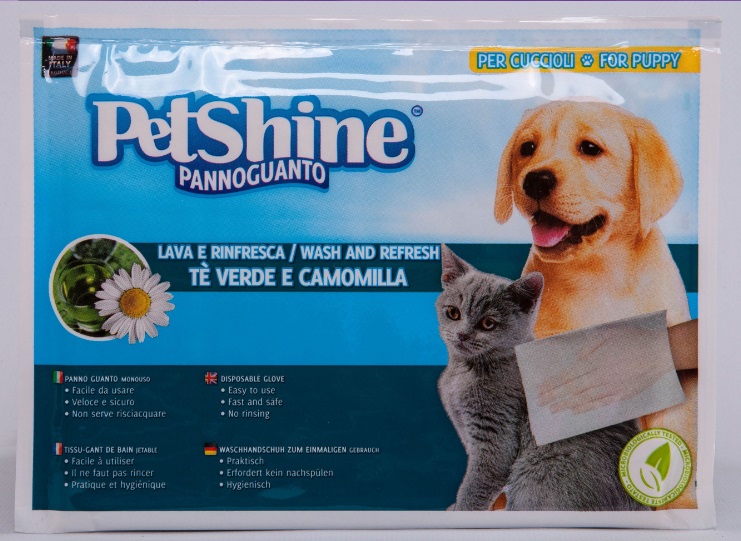 PET CAMELOT PETSHINE ΓΑΝΤΙ ΚΑΘΑΡΙΣΜΟΥ ΓΙΑ ΣΚΥΛΟΥΣ-ΓΑΤΕΣ ΧΑΜΟΜΗΛΙ 1TM - 