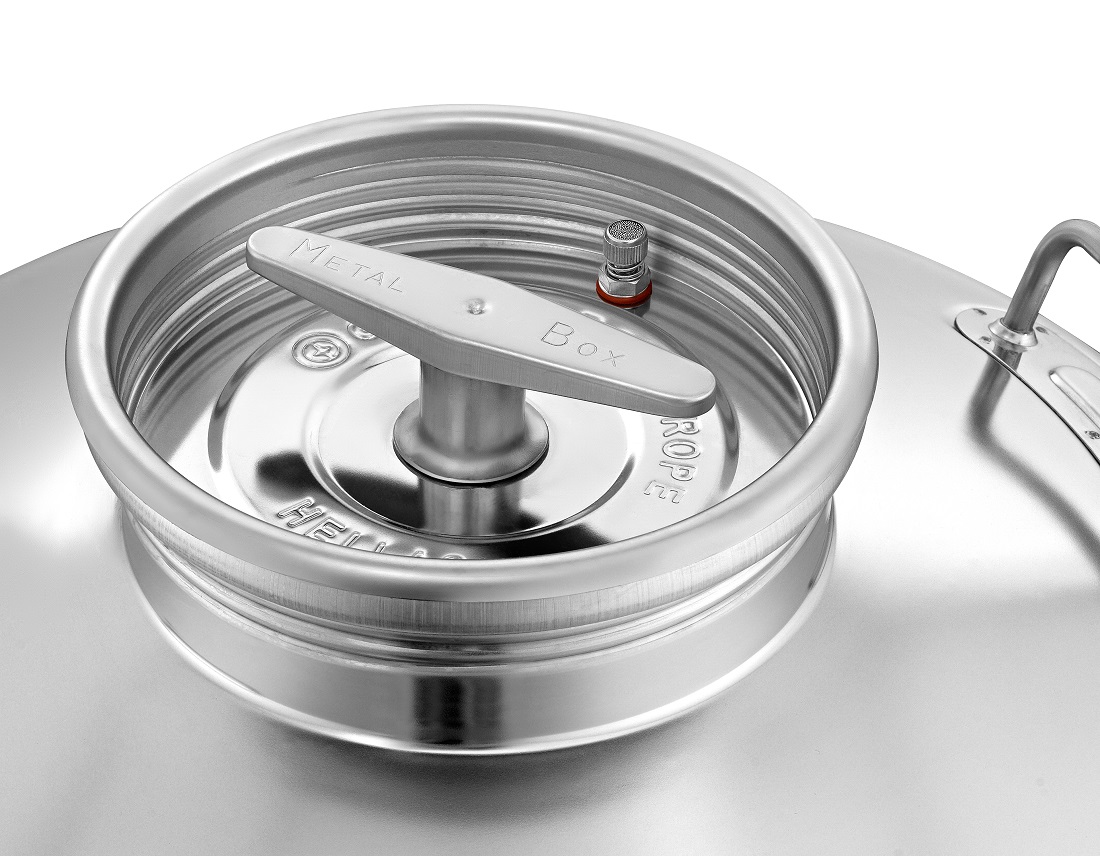 ΔΟΧΕΙΟ ΑΝΟΞΕΙΔΩΤΟ 15 ΛΙΤΡΑ METAL BOX ΒΙΔΩΤΟ ΜΕ ΡΥΘΜΙΣΤΗ ΑΕΡΑ 28SL180-15 - 2