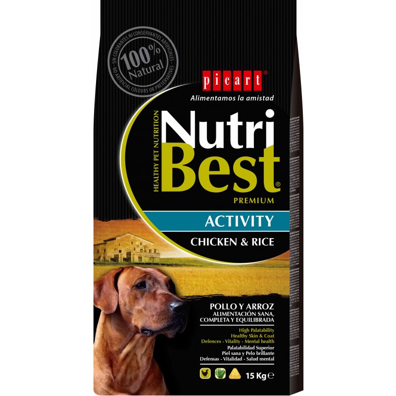 PICART NUTRIBEST ADULT ACTIVITY 15KG - 2