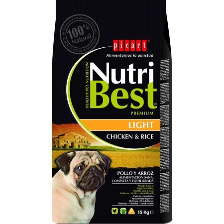 PICART NUTRIBEST LIGHT CHICKEN&RICE  15KG - 2