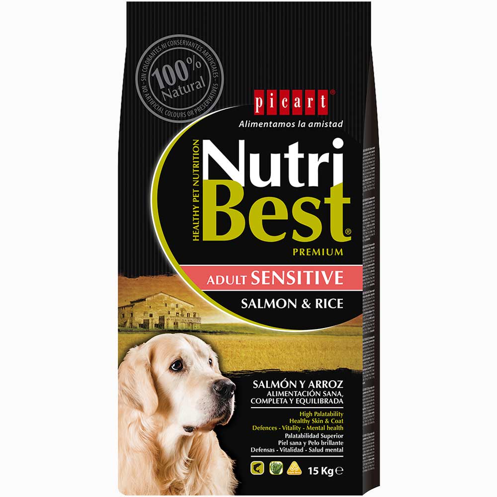 PICART NUTRIBEST ADULT SENSITIVE SALMON 15 KG - 2